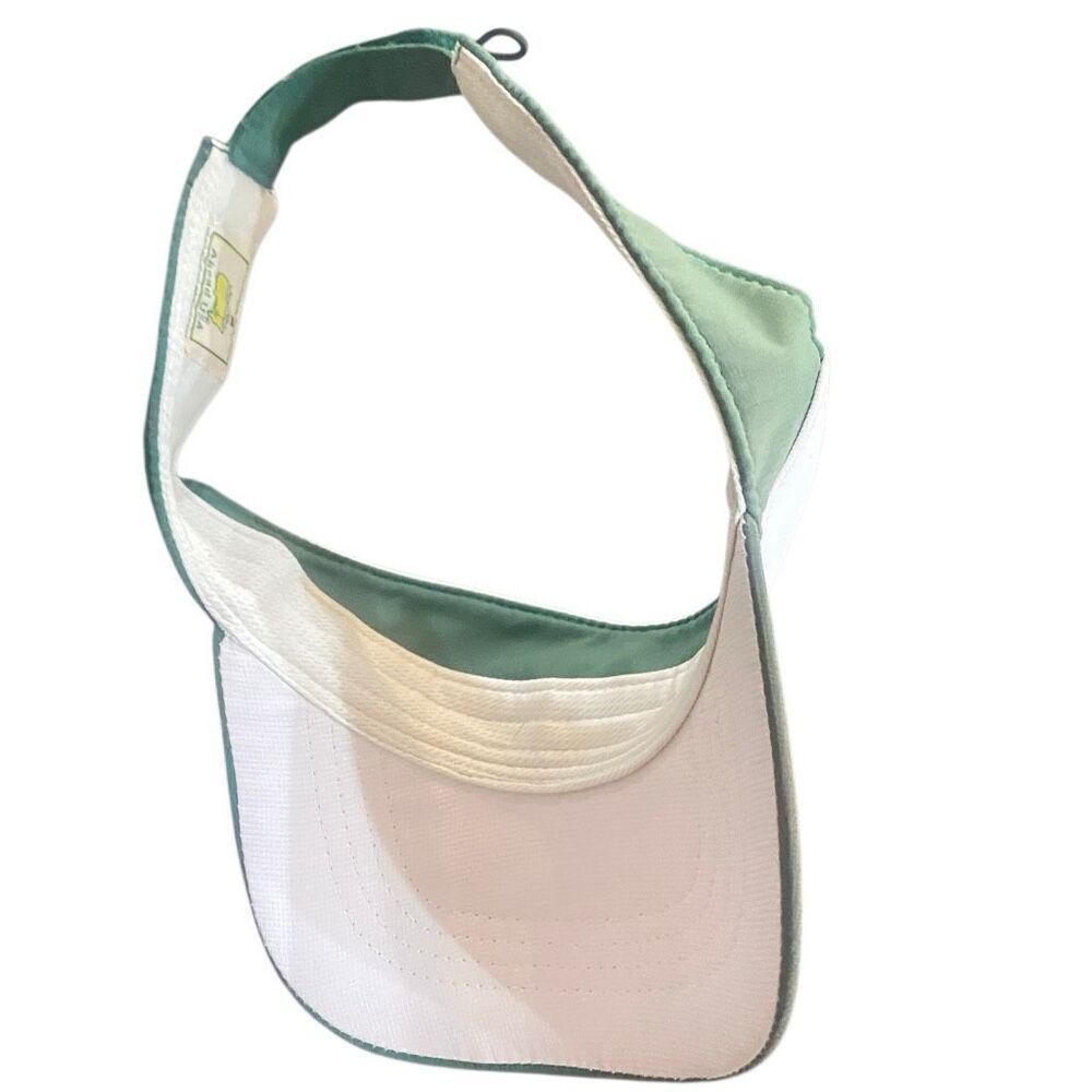 Masters tennis visor green white adjustable - Picture 2 of 5